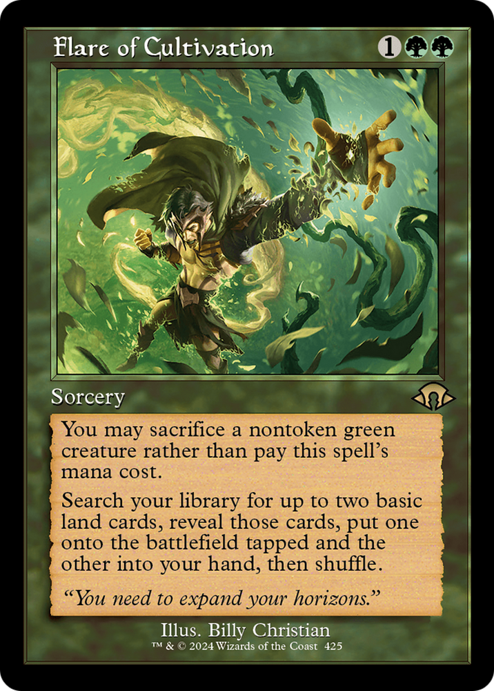 Flare of Cultivation (Retro Frame) (MH3-425) - Modern Horizons 3 Foil
