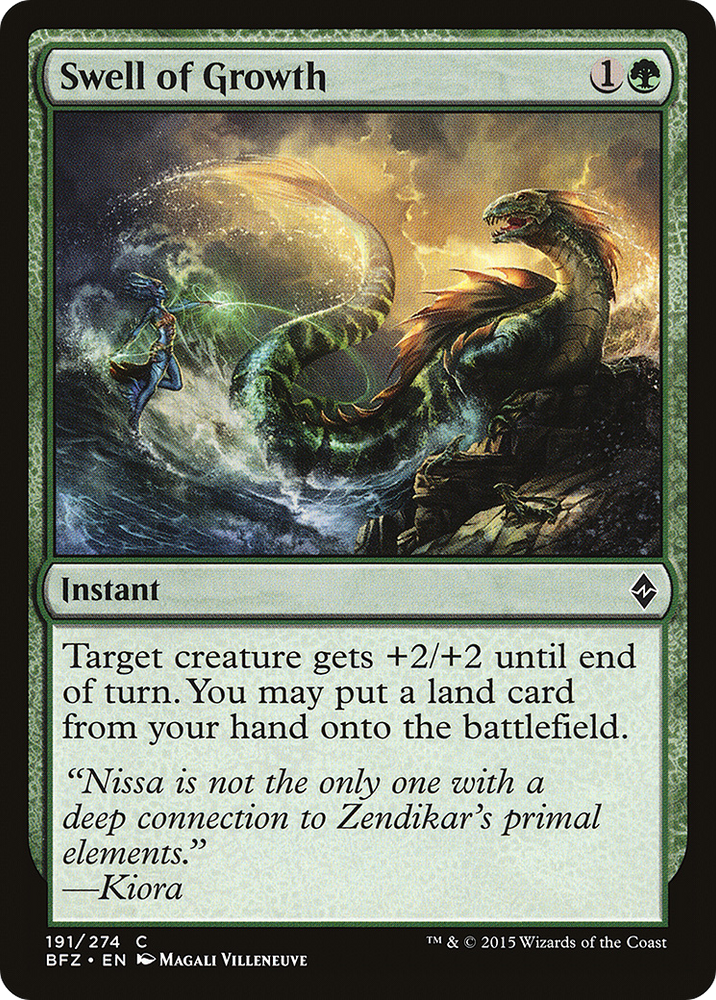 Swell of Growth (BFZ-191) - Battle for Zendikar