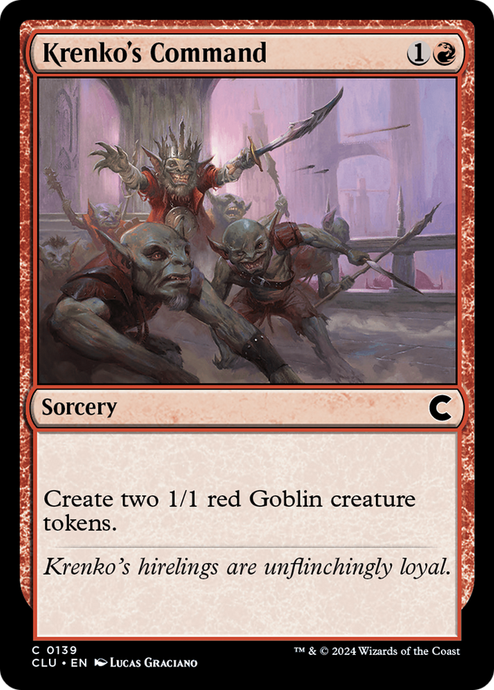 Krenko's Command (CLU-139) - Ravnica: Clue Edition