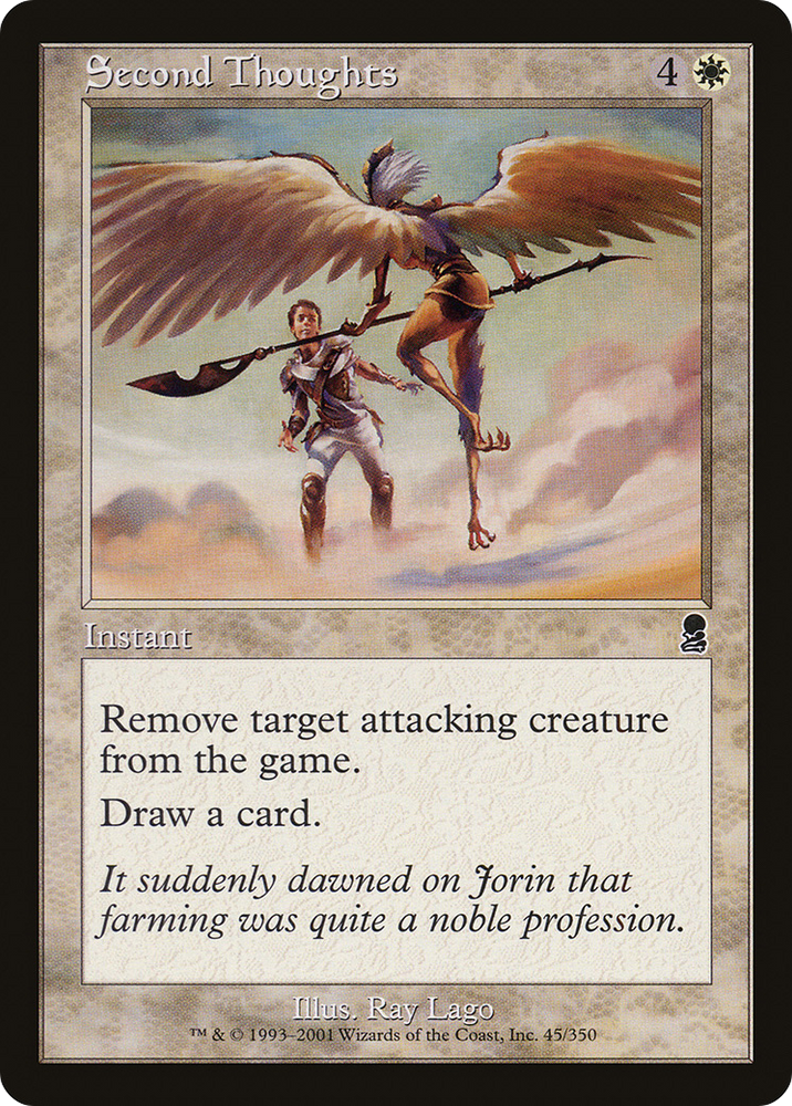 Second Thoughts (ODY-045) - Odyssey Foil