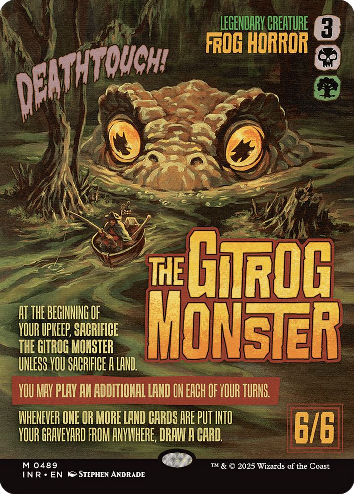 The Gitrog Monster (INR-489) - Innistrad Remastered: (Showcase) (Borderless)