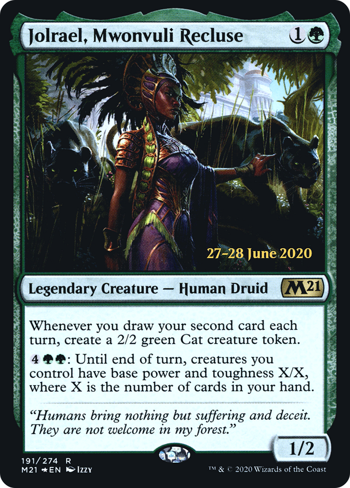 Jolrael, Mwonvuli Recluse (PRE-191) - Core Set 2021 Promos Foil