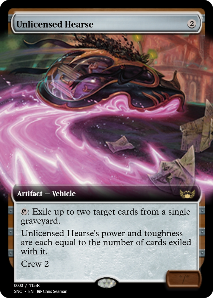 Unlicensed Hearse (PRM-99725) - Magic Online Promos Foil