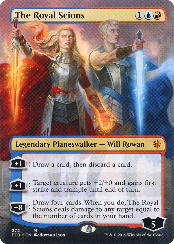 The Royal Scions (Borderless) (ELD-272) - Throne of Eldraine (Borderless) Foil