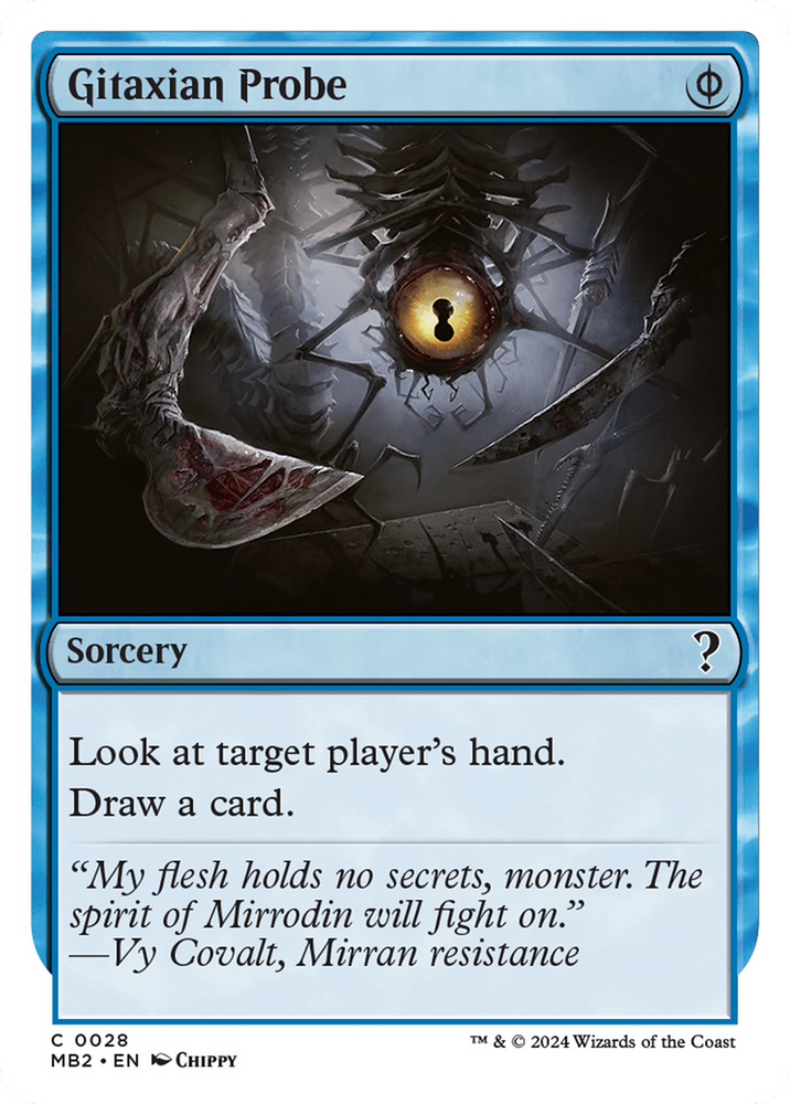 Gitaxian Probe (MB2-028) - Mystery Booster 2