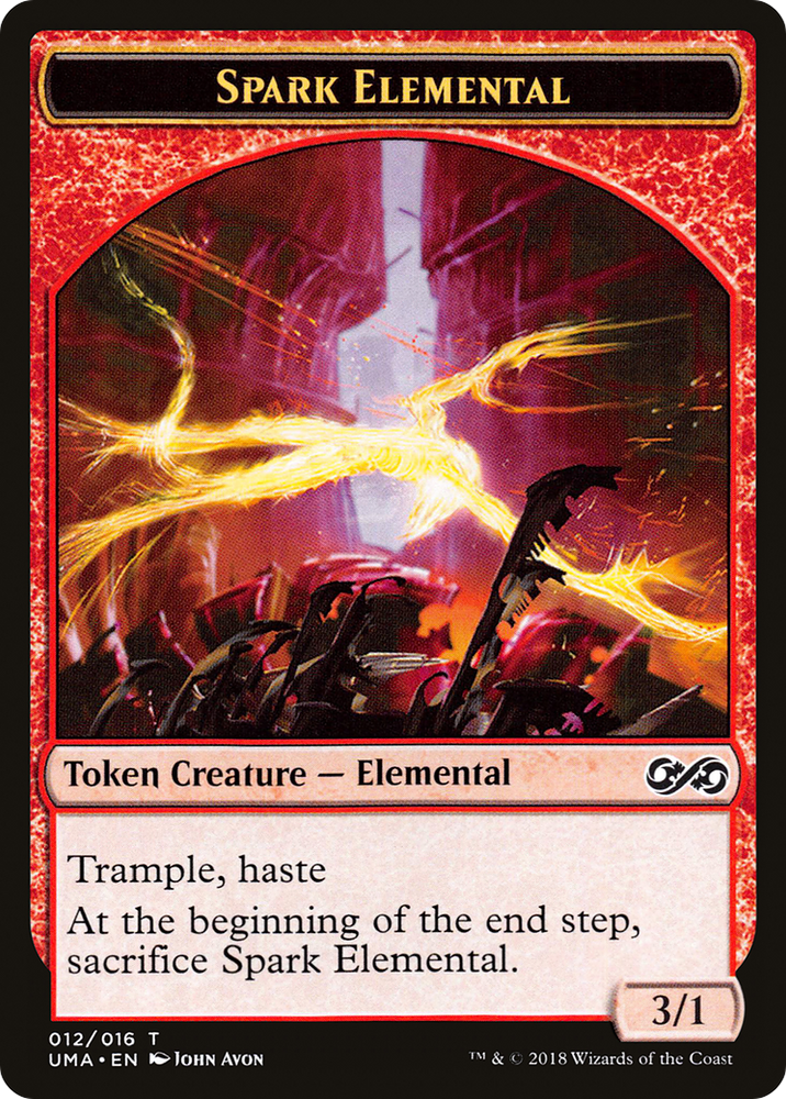 Spark Elemental Token (UMA-012) - Ultimate Masters Tokens