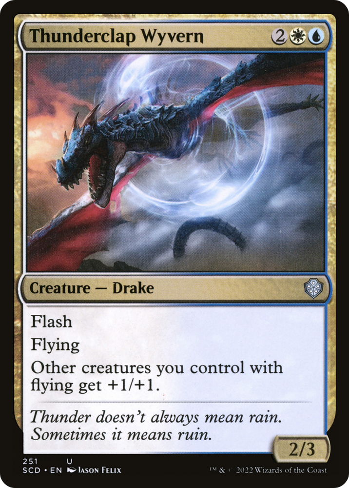 Thunderclap Wyvern (SCD-251) - Starter Commander Decks
