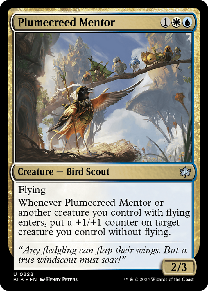 Plumecreed Mentor (BLB-228) - Bloomburrow