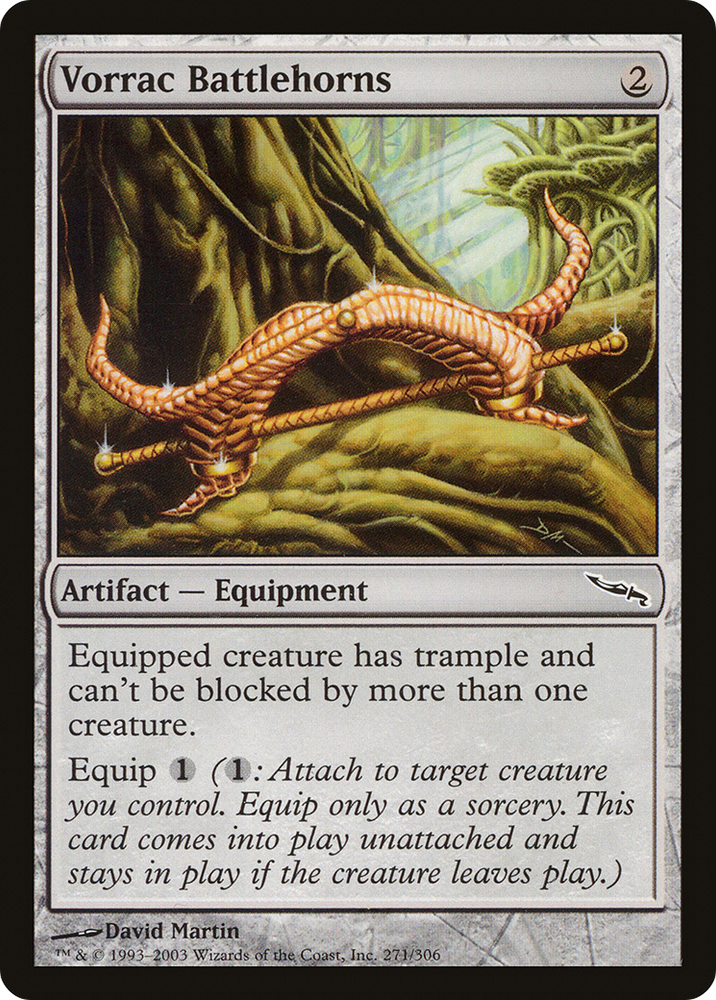 Vorrac Battlehorns (MRD-271) - Mirrodin Foil