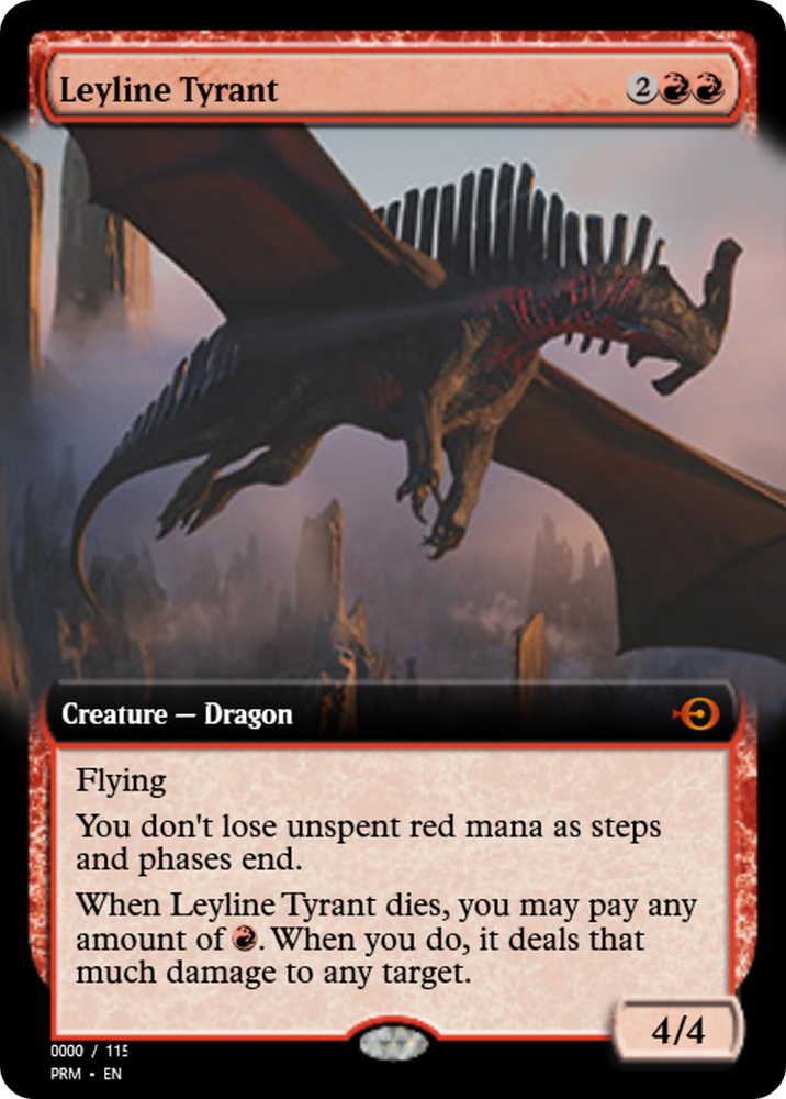 Leyline Tyrant (PRM-83776) - Magic Online Promos