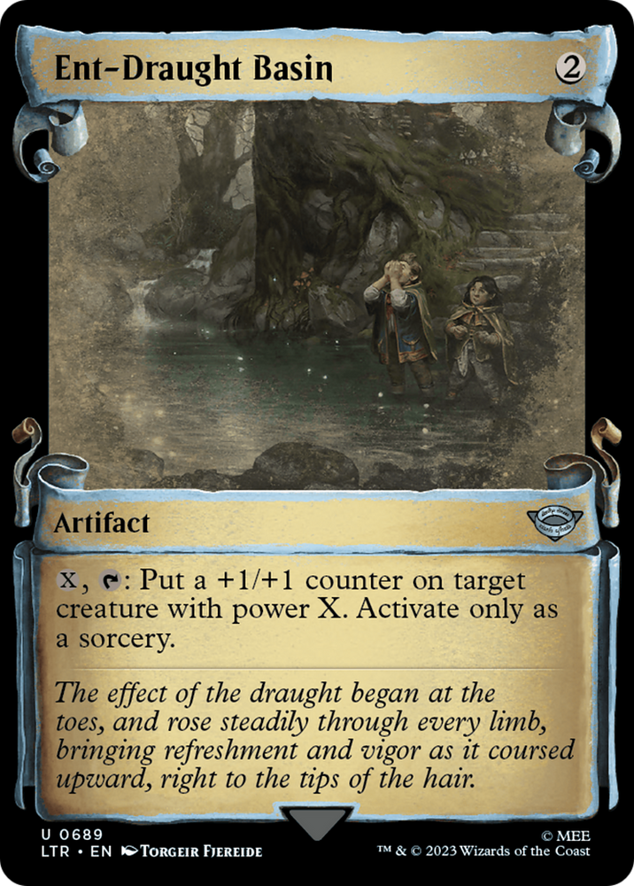 Ent-Draught Basin (Showcase Scrolls) (LTR-689) - The Lord of the Rings: Tales of Middle-earth: (Showcase)