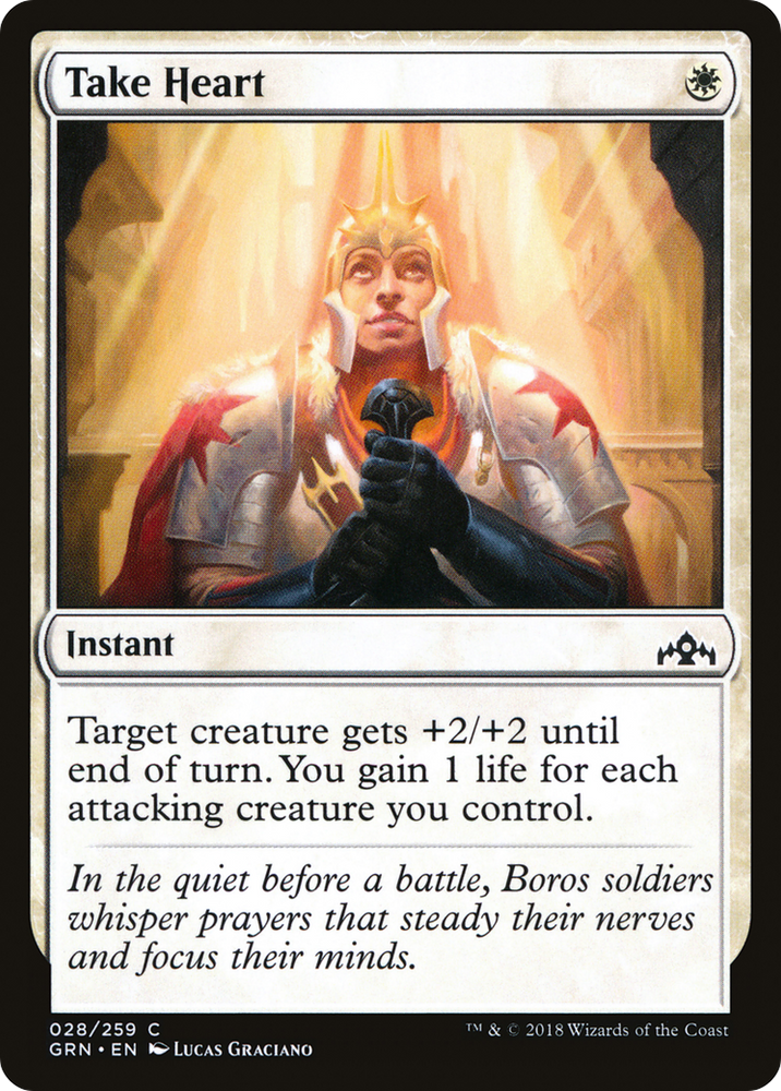 Take Heart (GRN-028) - Guilds of Ravnica Foil