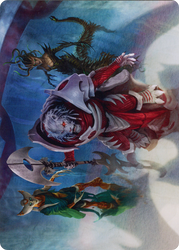 Norn's Decree // Norn's Decree (AONE-006) - Phyrexia: All Will Be One Art Series (Borderless) Foil