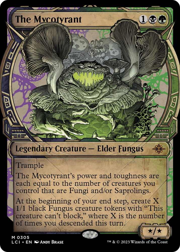 The Mycotyrant (Showcase) (LCI-305) - The Lost Caverns of Ixalan: (Showcase)