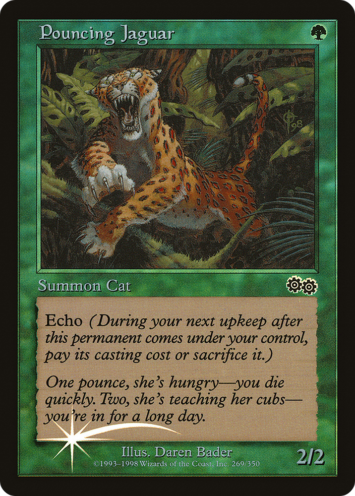 Pouncing Jaguar (ARENA-002) - Arena League 1999 Foil