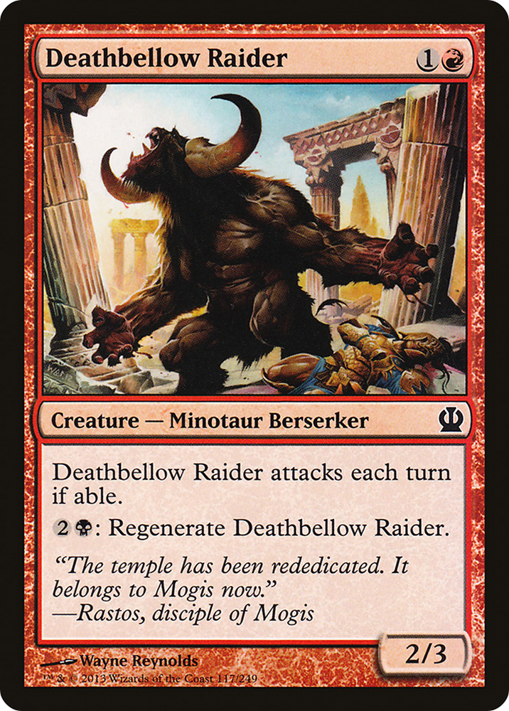 Deathbellow Raider (THS-117) - Theros Foil