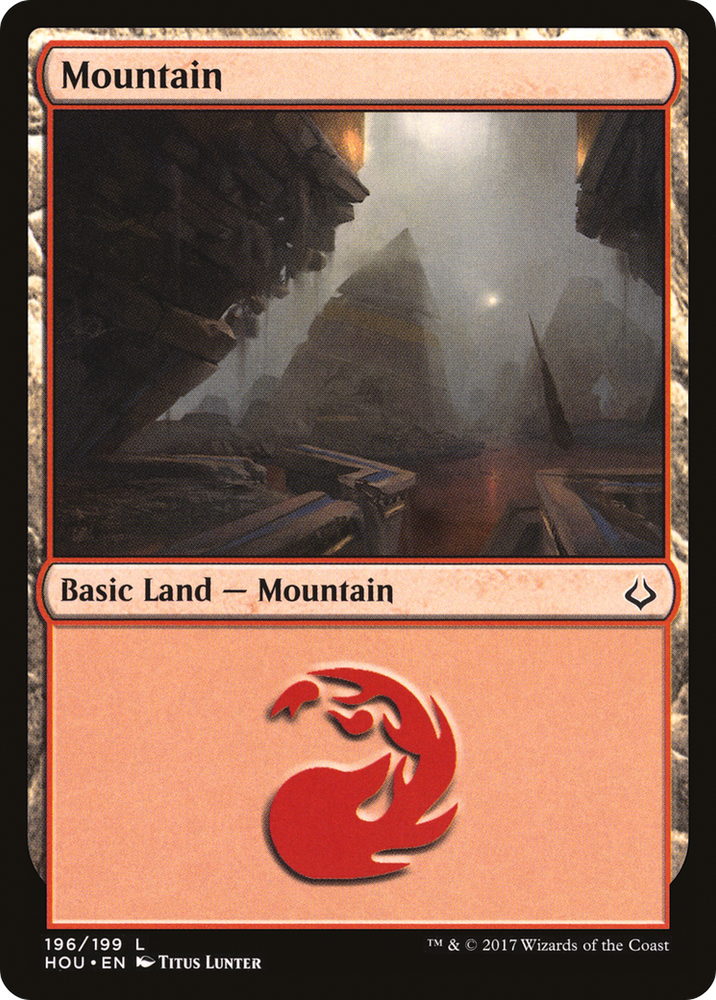 Mountain (196) (HOU-196) - Hour of Devastation Foil