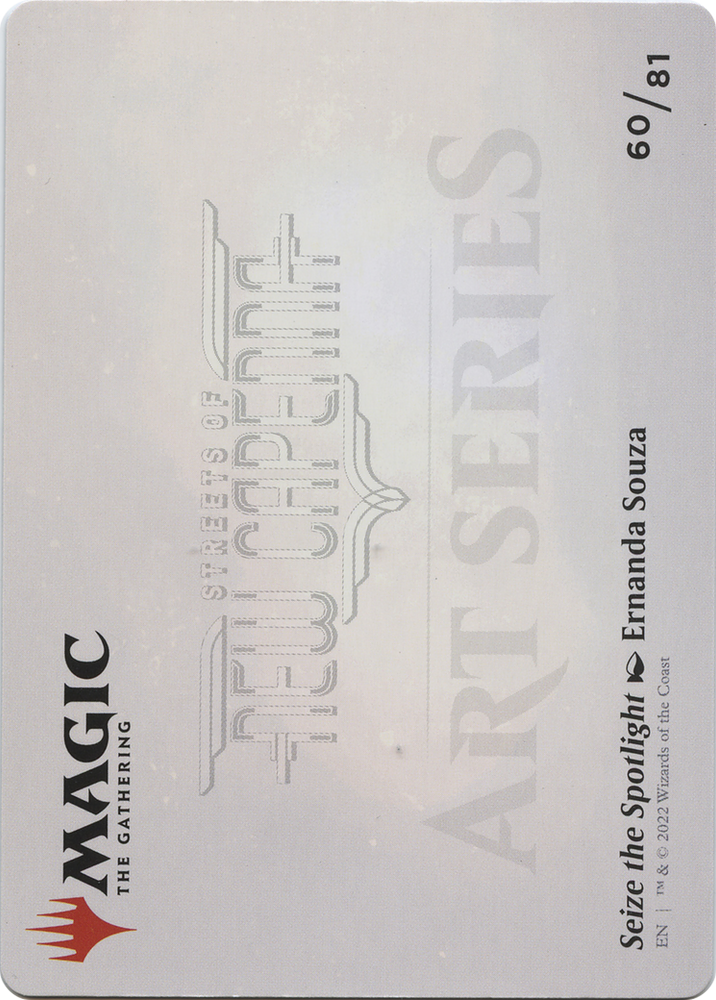 Seize the Spotlight // Seize the Spotlight (ASNC-060) - New Capenna Art Series (Borderless) Foil