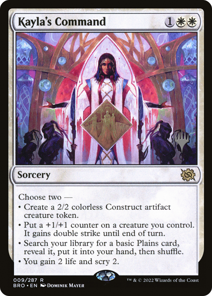 Kayla's Command (PPBRO-09P) - The Brothers' War Promos