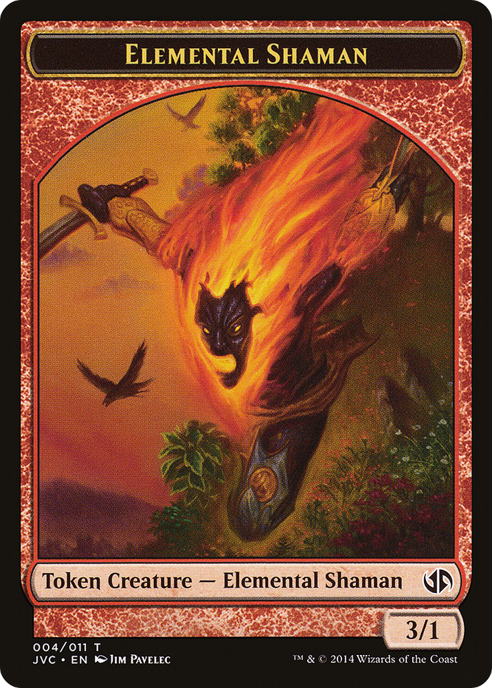 Elemental Shaman Token (DD3-004) - Duel Decks Anthology: Jace vs. Chandra Tokens
