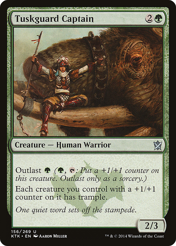 Tuskguard Captain (KTK-156) - Khans of Tarkir