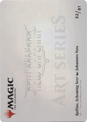 Raffine, Scheming Seer // Raffine, Scheming Seer (ASNC-032) - New Capenna Art Series (Borderless) Foil