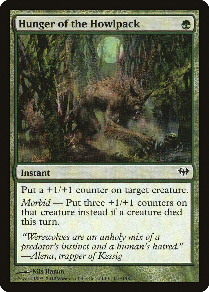 Hunger of the Howlpack (DKA-119) - Dark Ascension Foil
