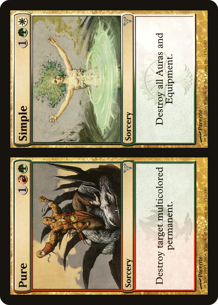 Pure // Simple (DIS-154) - Dissension Foil