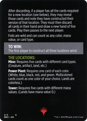 Urza's Blueprints (minigame) // Urza's Blueprints (cont'd) (MBRO-002) - The Brothers' War Minigames Foil