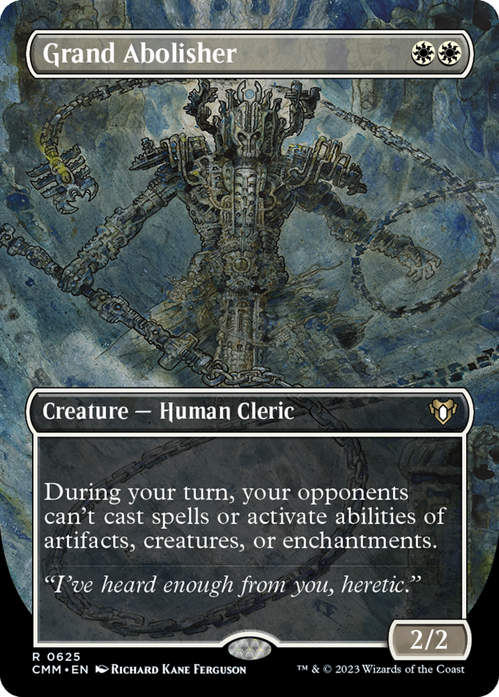 Grand Abolisher (Borderless) (CMM-625) - Commander Masters (Borderless) Foil
