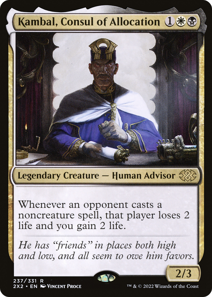 Kambal, Consul of Allocation (2X2-237) - Double Masters 2022 Foil