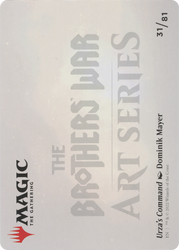 Urza's Command // Urza's Command (ABRO-031) - The Brothers' War Art Series (Borderless) Foil