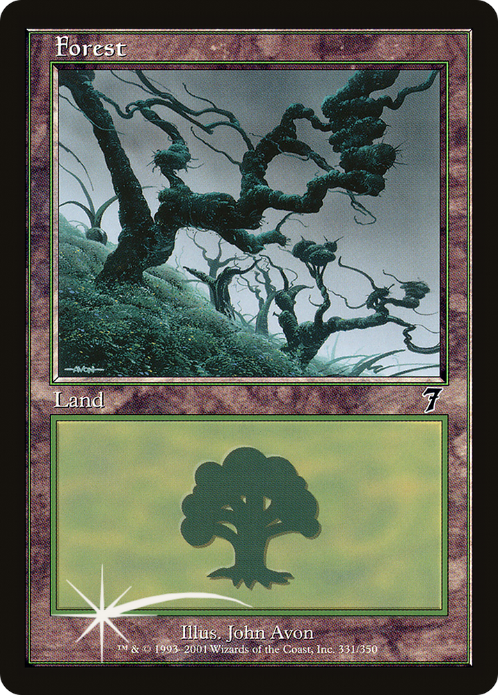 Forest (331) (7ED-331★) - Seventh Edition Foil