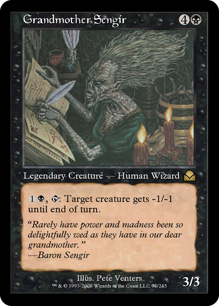 Grandmother Sengir (ME2-093) - Masters Edition II Foil