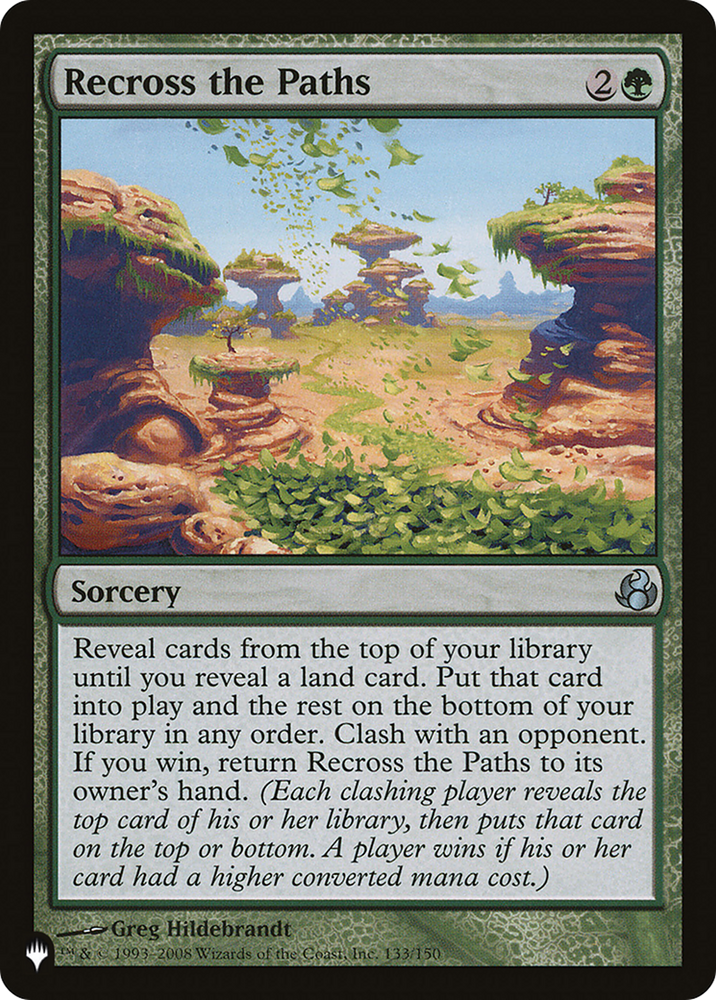Recross the Paths (LIST-133/150) - The List
