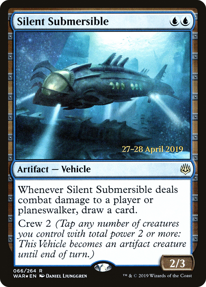 Silent Submersible (PRE-066) - War of the Spark Promos Foil