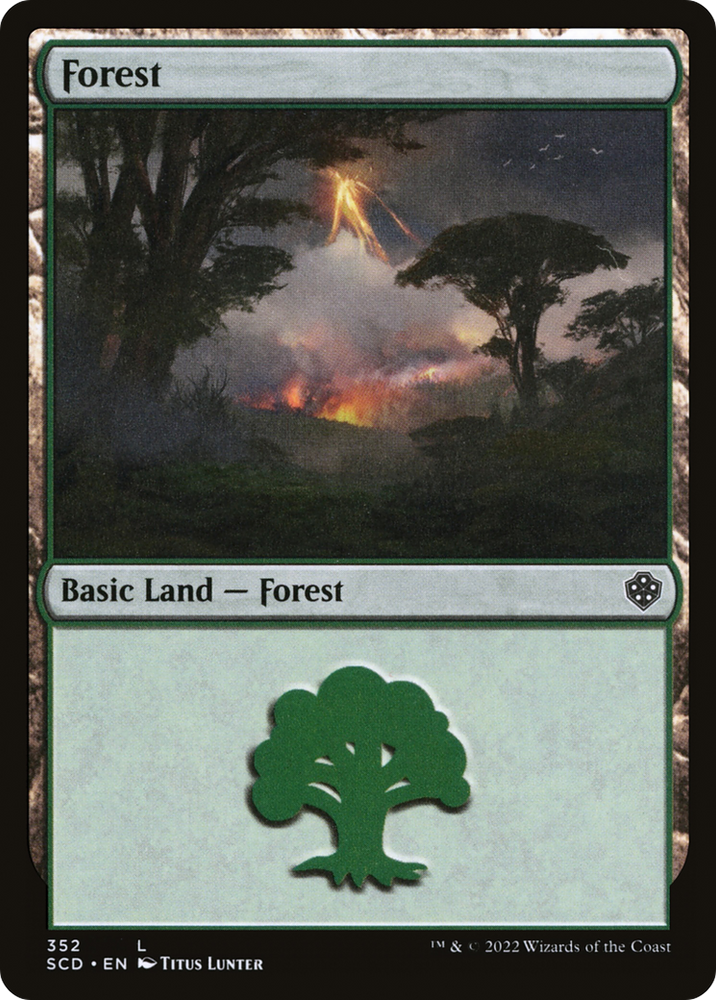 Forest (352) (SCD-352) - Starter Commander Decks