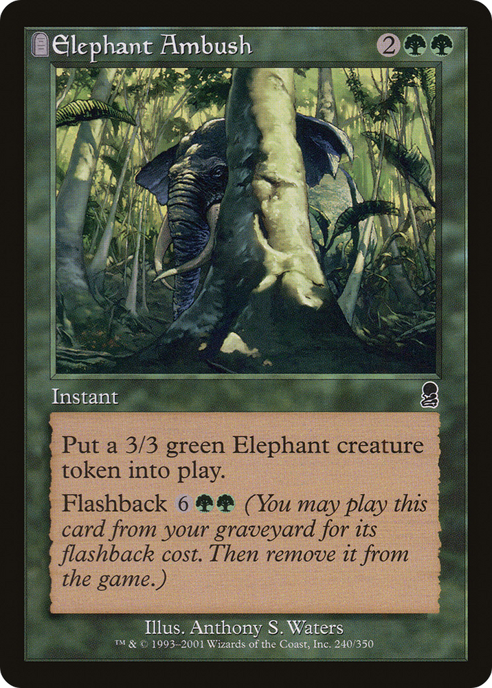 Elephant Ambush (ODY-240) - Odyssey: (tombstone)