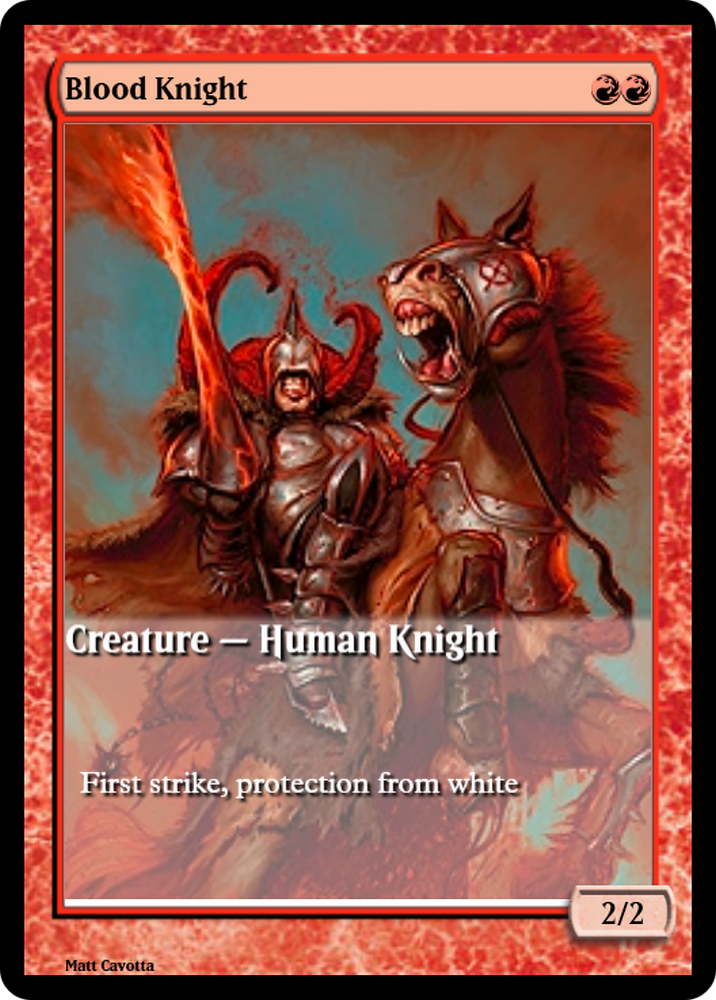 Blood Knight (PRM-35984) - Magic Online Promos Foil
