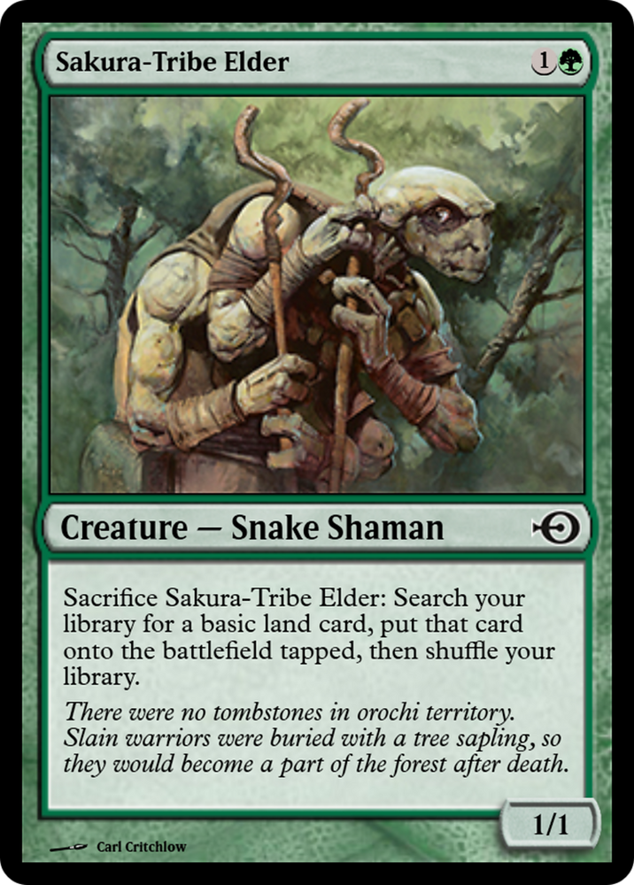 Sakura-Tribe Elder (PRM-36282) - Magic Online Promos Foil
