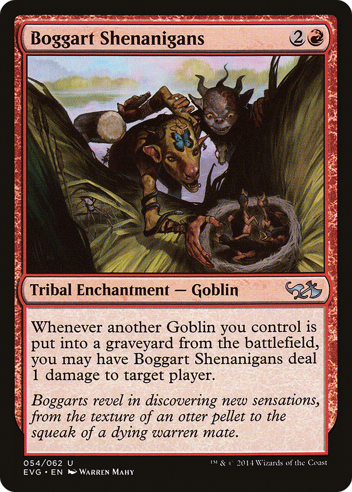Boggart Shenanigans (DD3-054) - Duel Decks Anthology: Elves vs. Goblins