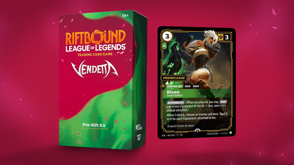 PRE-RIFT: July 24, 2026 - Riftbound - League of Legends TCG - Vendetta