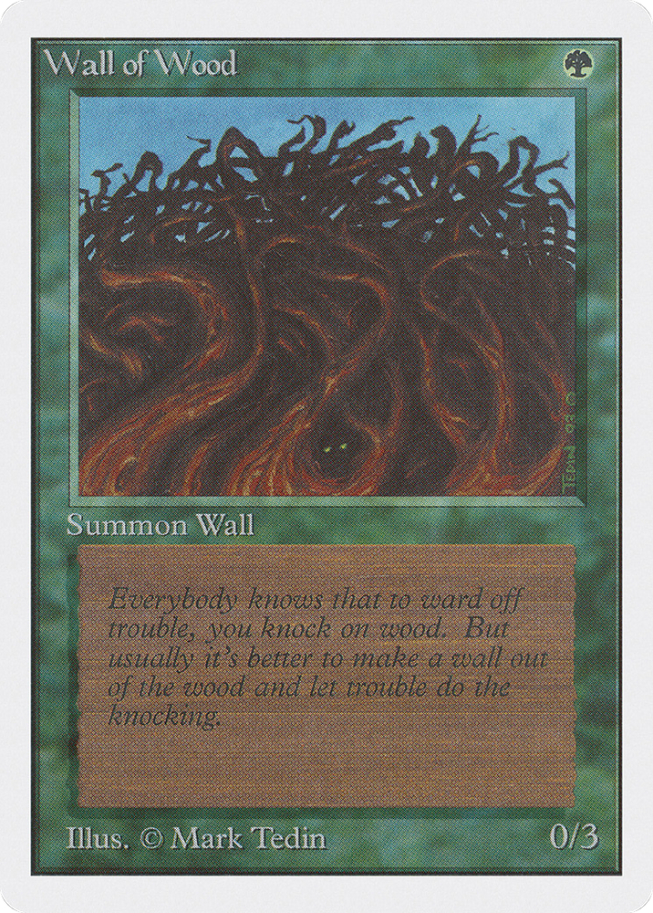 Wall of Wood (2ED-226) - Unlimited Edition