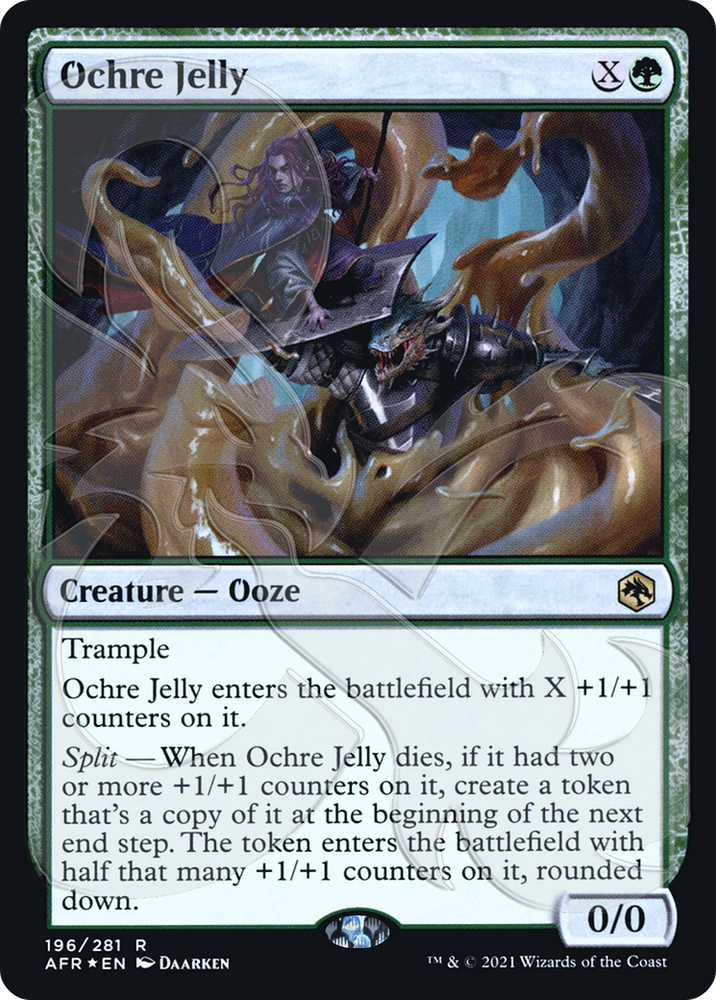 Ochre Jelly (AFR&-196) - Adventures in the Forgotten Realms Promos Foil