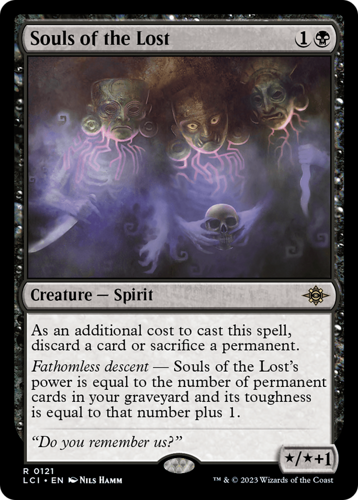 Souls of the Lost (LCI-121) - The Lost Caverns of Ixalan Foil