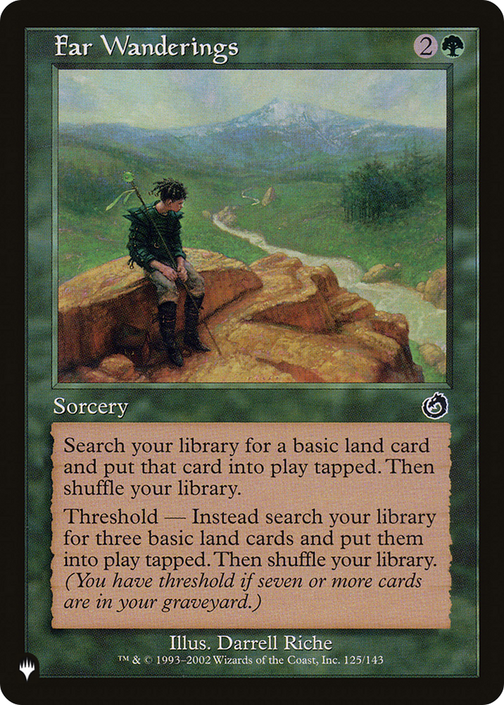 Far Wanderings (LIST-125/143) - The List