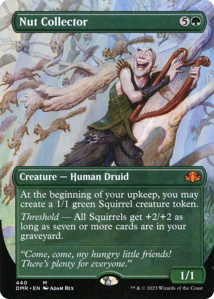 Nut Collector (Borderless) (DMR-440) - Dominaria Remastered (Borderless) Foil