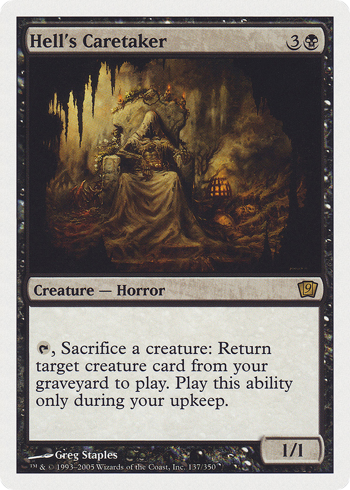 Hell's Caretaker (9ED-137) - Ninth Edition
