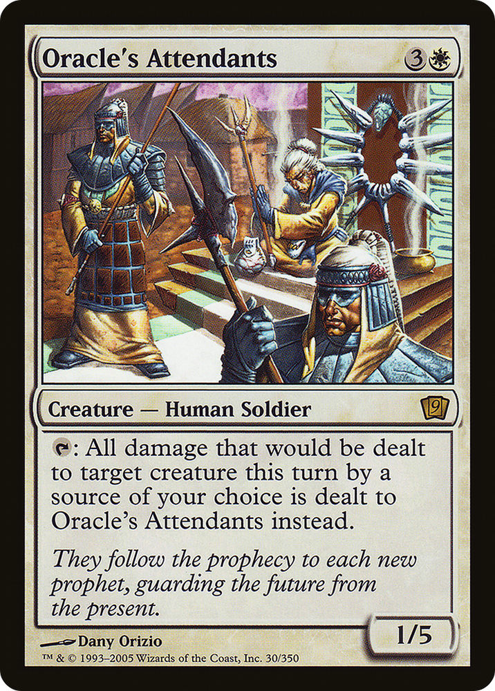 Oracle's Attendants (9ED-30★) - Ninth Edition Foil