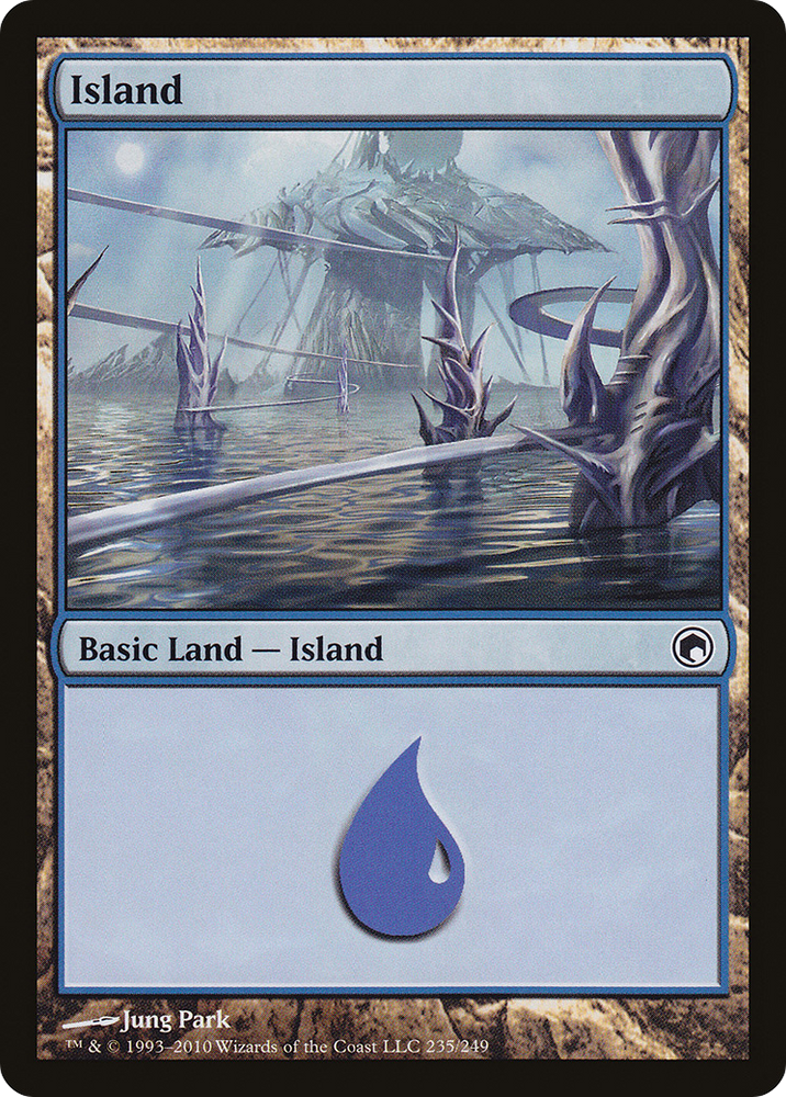 Island (235) (SOM-235) - Scars of Mirrodin